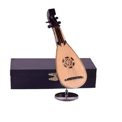 Lute Miniature with Stand 16cm