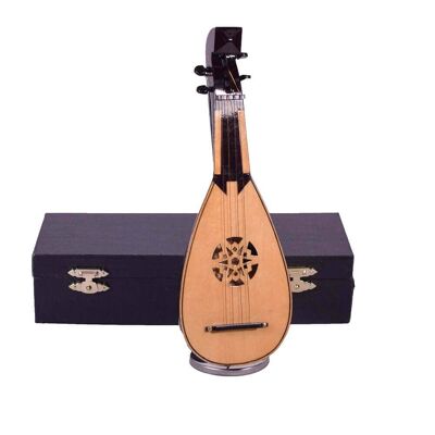 Lute Miniature with Stand 20cm