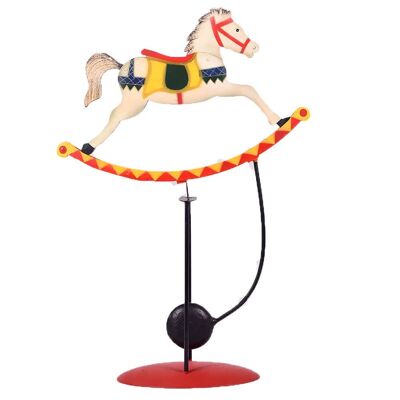 Balancierendes Ornament Pferd aus Metall