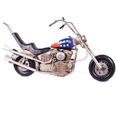 Chopper-Motorrad aus Metall 42cm