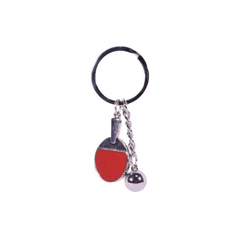 Metal Keychain Ping Pong