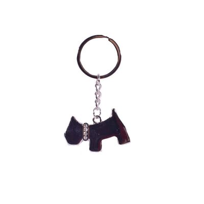 Metal Keychain Puppy Dog