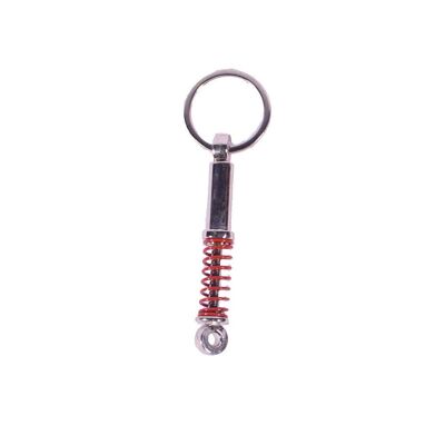 Metal Keychain Suspension - Red