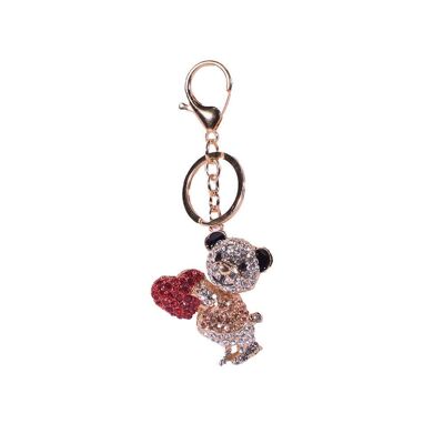 Metal Keychain Teddy Bear