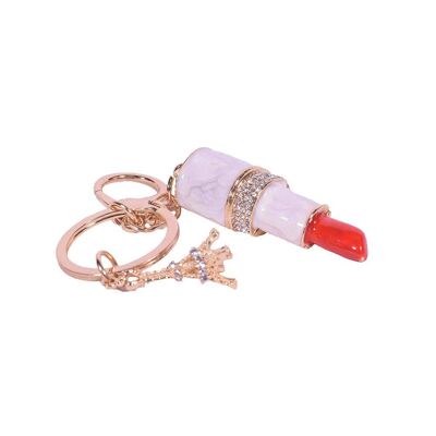 Metal Keychain Women Lipstick