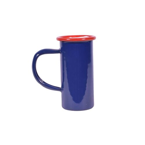 Metal Shot Cup Blue 8cm