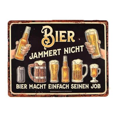 Metallblechschild Bier - mod2