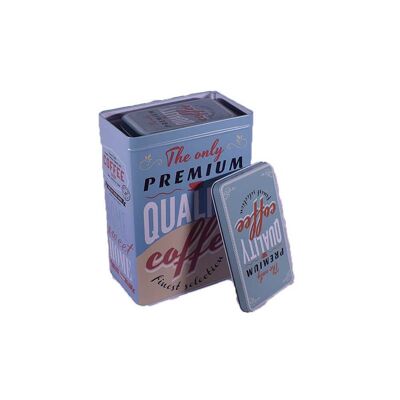 Metal Tin Storage Box Quality Coffee Set/2
