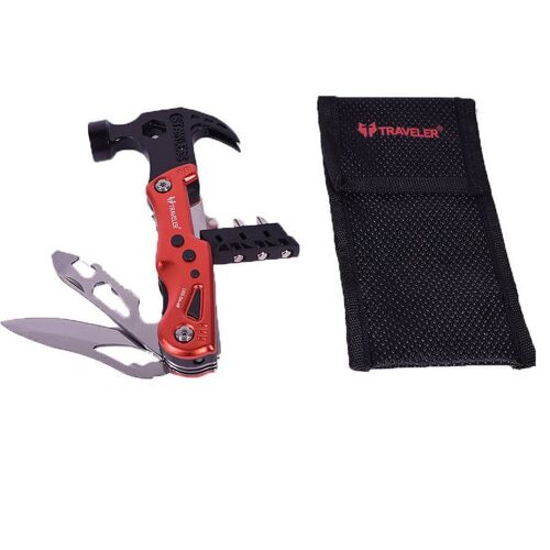 Multi-purpose Tool Hammer - Red