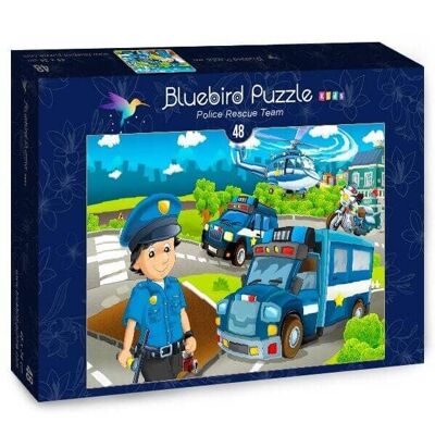 Polizei-Rettungsteam Puzzle 48tlg