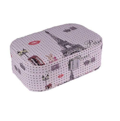 PU Leather Jewellery Box 18cm - mod2