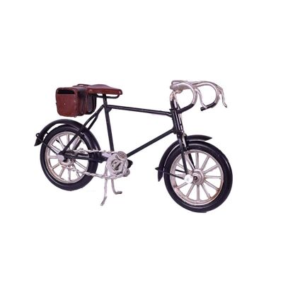 Miniatura bicicletta nera retrò 16,5 cm