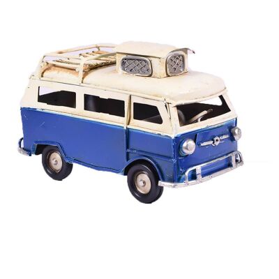 Retro Blue Van Miniature 11cm