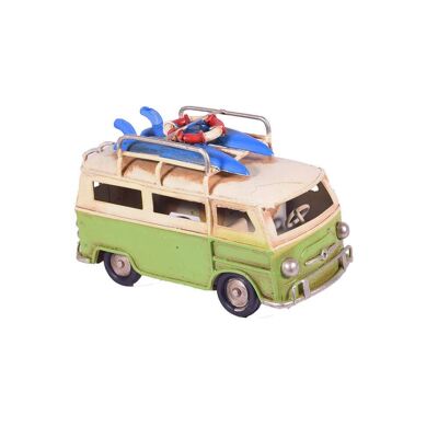 Retro Green Van Miniature 11cm