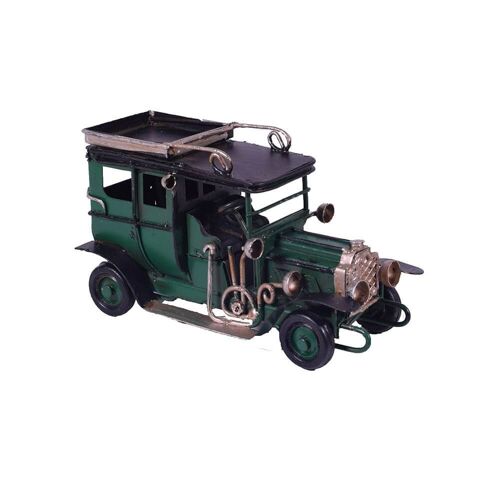 Retro Metal Green Antique Car 11.5cm