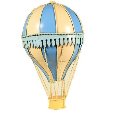 Retro Metal Hot Air Balloon Ornament 20cm