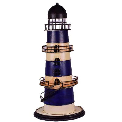 Retro Metal Lighthouse Coin Bank 45cm