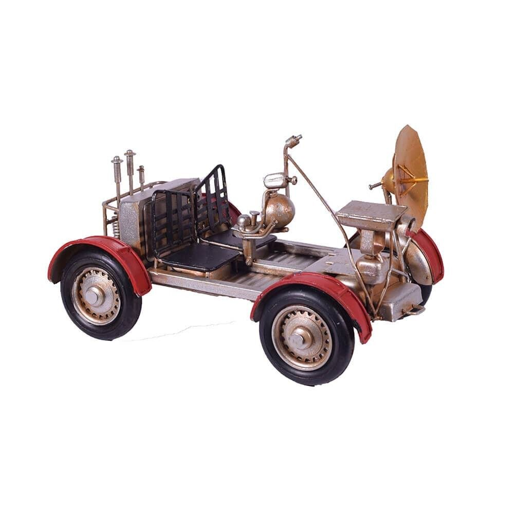 Retro Vermessungsfahrzeug aus Metall 23cm