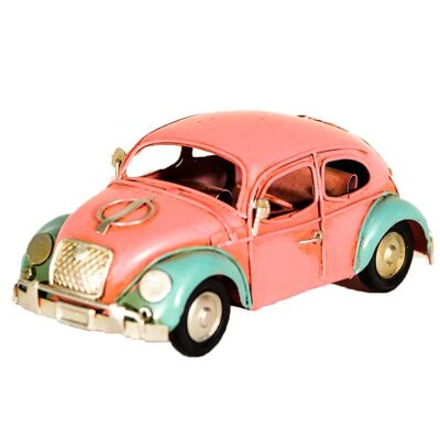 Retro Pink Hippe Car 15cm