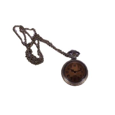 Retro Pocket Watch with Chain