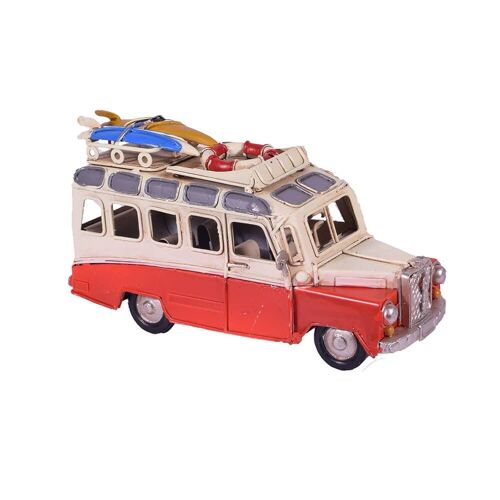 Retro Red Bus Miniature 17cm