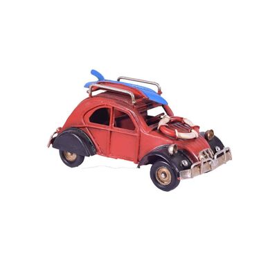 Retro Red Car Miniature 11cm