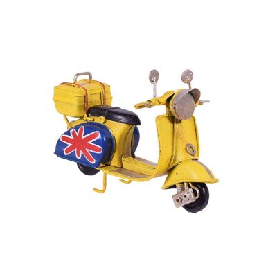 Retro Yellow Scooter Miniature 11.5cm