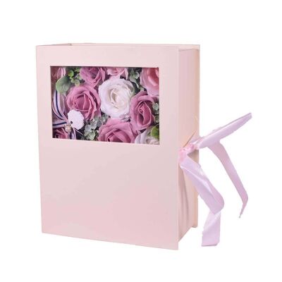 Caja de regalo de jabón de rosas - mod3
