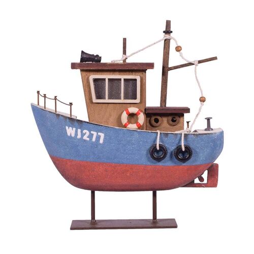 Rustic Fishing Boat with LED - mod2