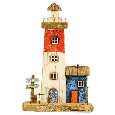 Rustic Nautical Lighthouse 26cm