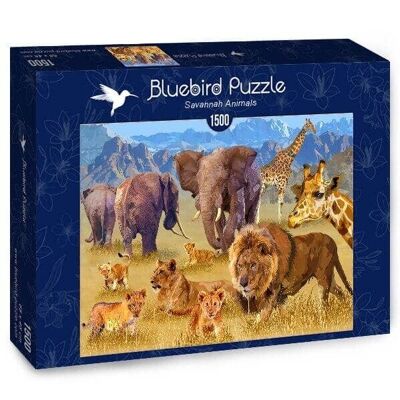 Puzzle animaux de la savane 1500pcs