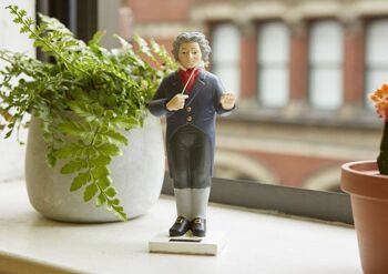 Figurine décorative Beethoven solaire