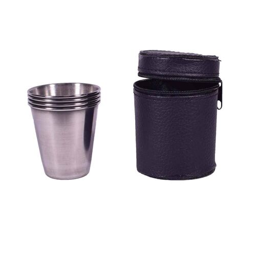 Stainless Steel Cups Set/4