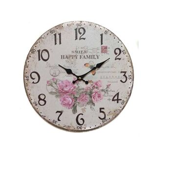 Horloge murale Famille heureuse