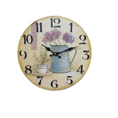 Horloge Murale Jardin