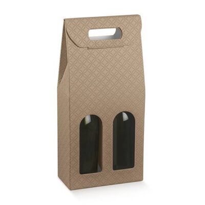 Wine Display Packaging Bag for 2 Bottles - mod3