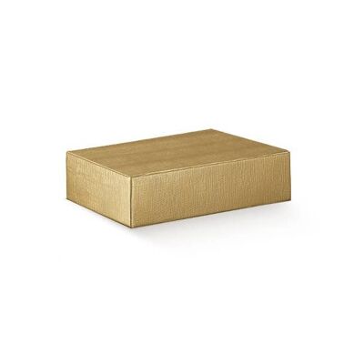 Weinverpackungsbox für 3 Flaschen Gold