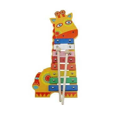 Xilofono in legno giraffa