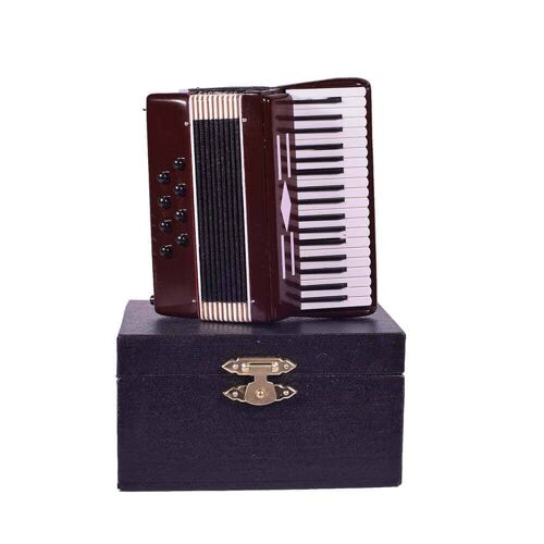 Wooden Accordion Miniature 9cm