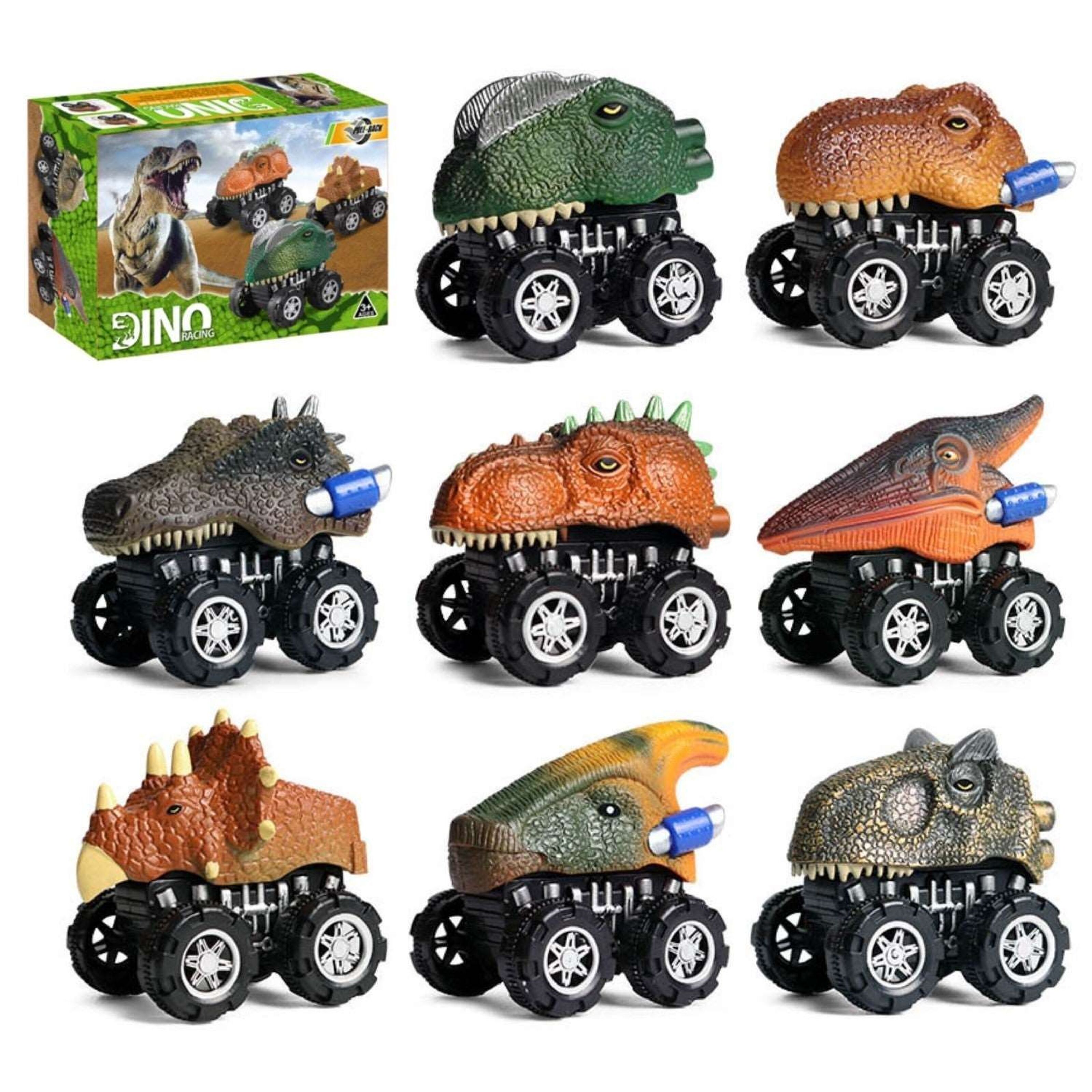 Kaufen Sie 8 in 1 Dinosaurier-Autos-Spielzeug-Set zu Großhandelspreisen