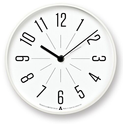 AWA Clock-JIJI / weiß