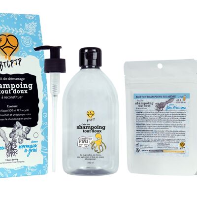 Coffret Shampoing formulation cheveux secs / fins