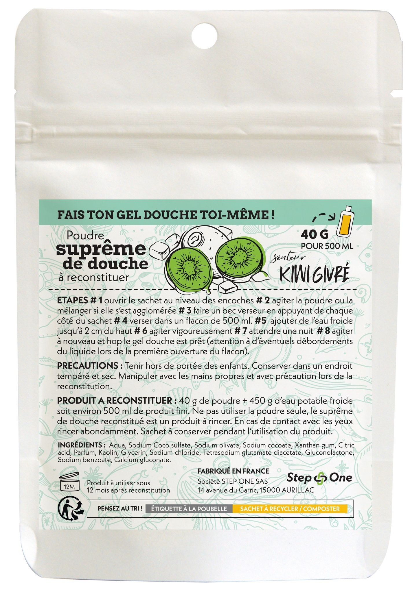 Dose 40 g Shower Supreme (shower gel) Frosted Kiwi scent