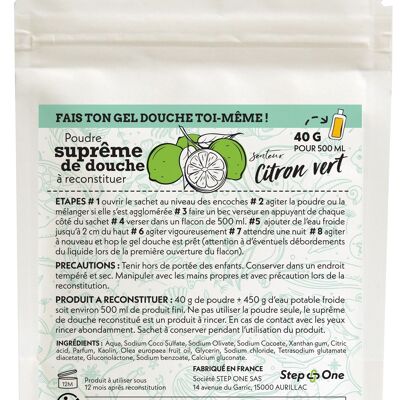 Dosierung 40 g Shower Supreme (Duschgel) Limettenduft