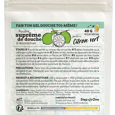 Dosierung 40 g Shower Supreme (Duschgel) Limettenduft