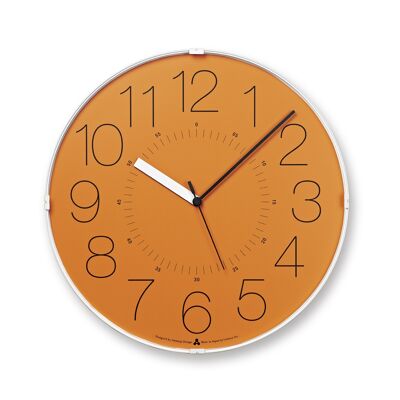 AWA Clock-CARA (W⇒A) / naranja