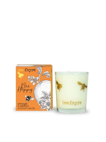Bee Happy Orange & Néroli Petit Testeur de Bougie Parfumée