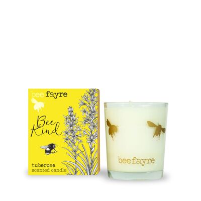 Bee Kind Tuberose Small Scented Candle-Tester