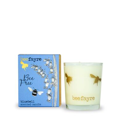 Probador de velas aromáticas pequeñas Bee Free Bluebell