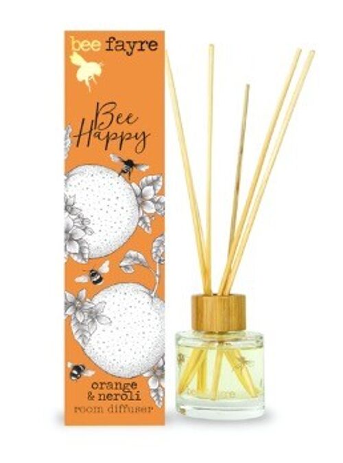 Bee Happy Orange & Neroli Small Scented Candle-Tester